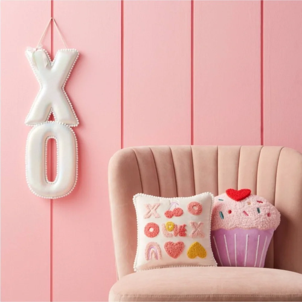 Small XO Square Valentine's Day Pillow - Spritz Target 2025